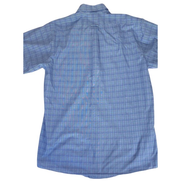 Izod Button Down Plaid Shirt Size Tall 17.5 - Picture 2 of 5